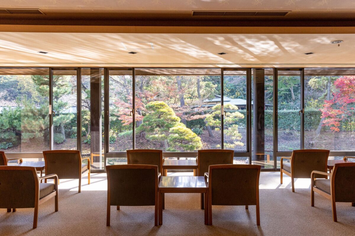 三溪記念館のロビー